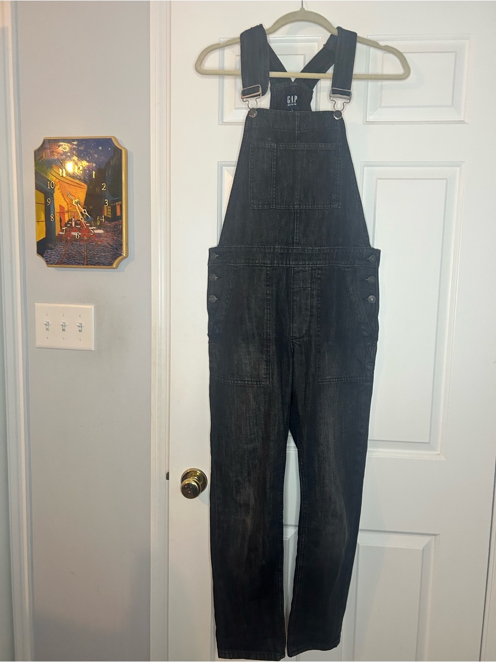 GAP Slouchy Denim Overalls